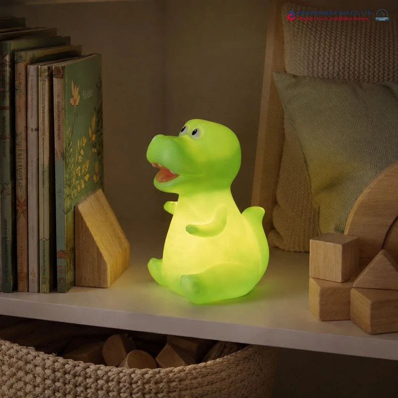 Green Dinosaur Bedside Light