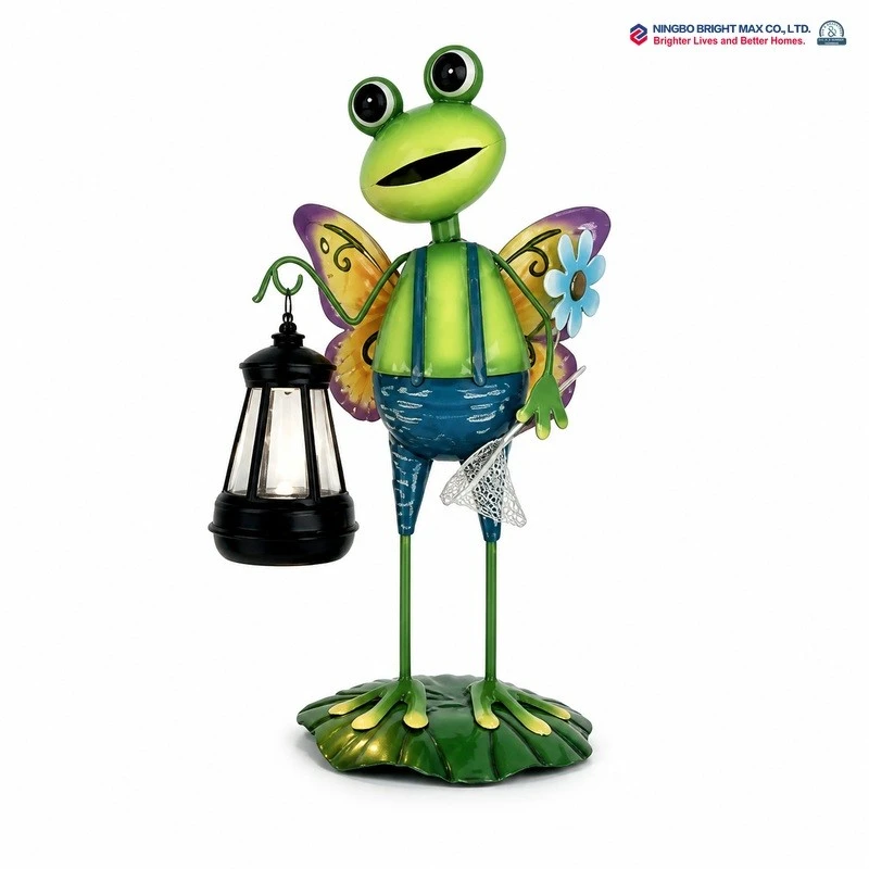 Green Frog Solar Lights Decoration