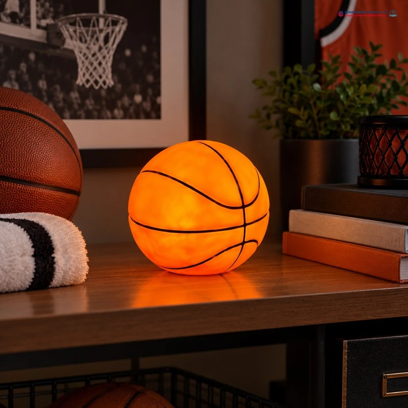 Basketball Bedroom Lamp