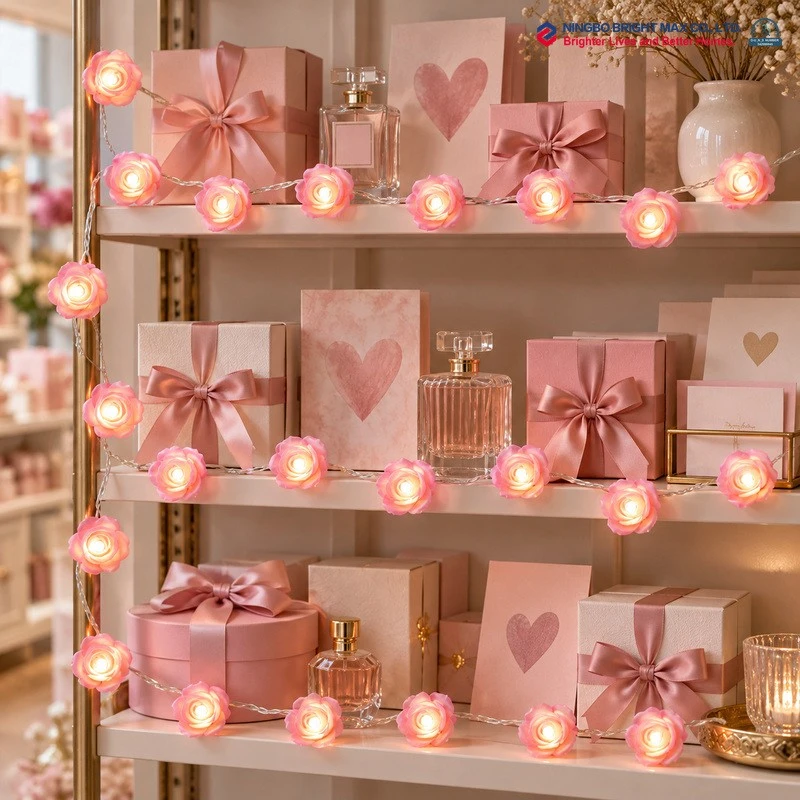 Valentine Rose Display Lights