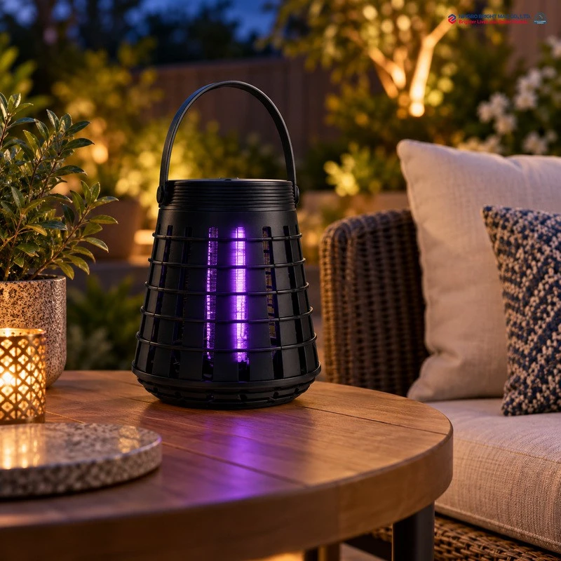 Purple LED Insect Lantern