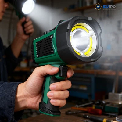 Handheld LED Spotlight Rechargeable