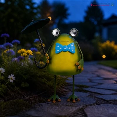 Solar Powered Frog Light