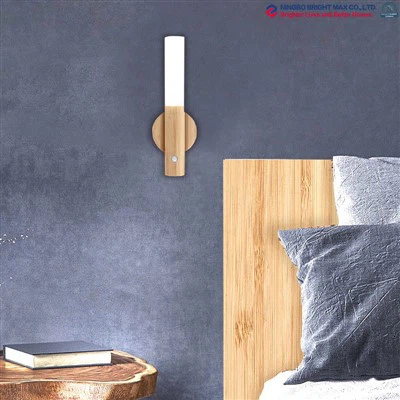 Wooden Motion Sensor Light