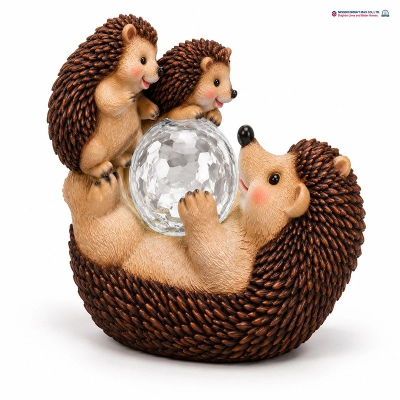 Solar Hedgehog Garden Decor