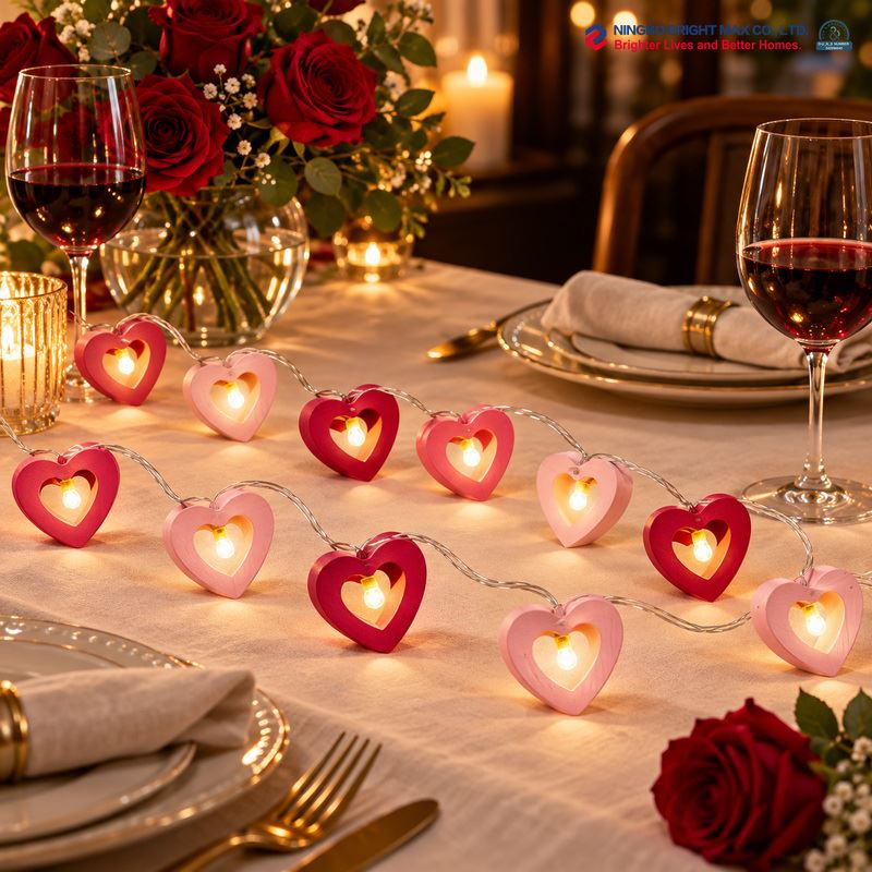 Wooden Heart Light