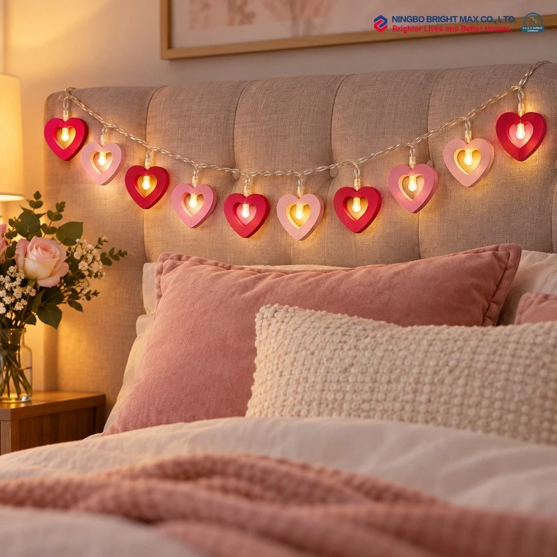 Romantic Heart Bedroom Lights